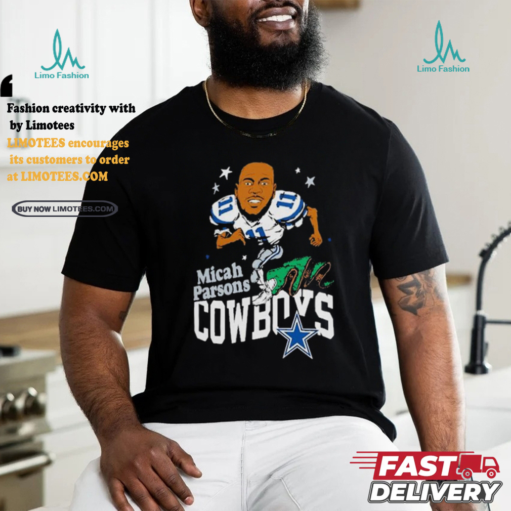 Official Micah Parsons Dallas Cowboys Homage Caricature Player Shirt Official Micah Parsons Dallas Cowboys Homage Caricature Player Shirt