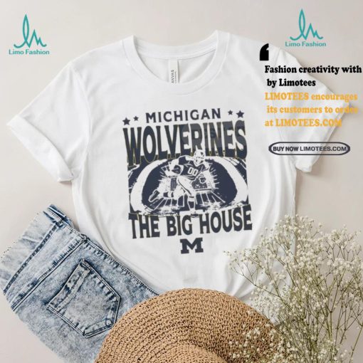 Official Michigan Wolverines The Big House Stadium Sporty Heritage 2024 Shirt