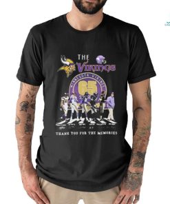 Official Minnesota Vikings Thank You For 65 Years Of Memories Signatures shirt, hoodie, sweater, long sleeve and tank top Official Minnesota Vikings Thank You For 65 Years Of Memories Signatures shirt