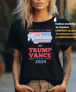 Official Montana Trump Vance 2024 Rally America t shirt