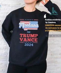 Official Montana Trump Vance 2024 Rally America t shirt