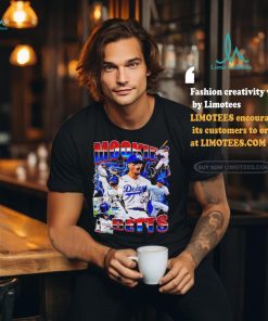 Official Mookie Betts 50 Angeles Dodgers La Scream T Shirt