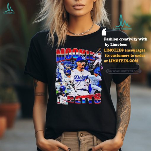 Official Mookie Betts 50 Angeles Dodgers La Scream T Shirt
