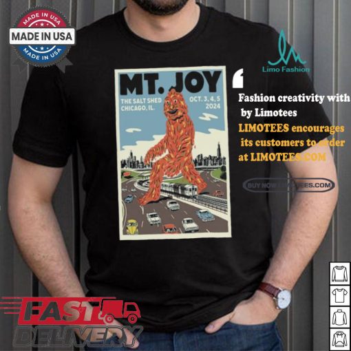 Official Mt. Joy The Salt Shed, Chicago, IL Oct 3 5, 2024 Poster Shirt
