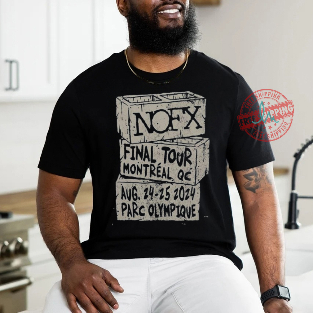 Official NOFX August 24 25, 2024 Montréal, QC Final Tour Long Sleeve Shirt Official NOFX August 24 25, 2024 Montréal, QC Final Tour Long Sleeve Shirt