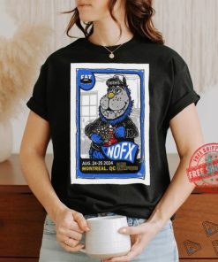 Official NOFX Canada Tour In Montreal QC On August 24 25 2024 Poster Shirt