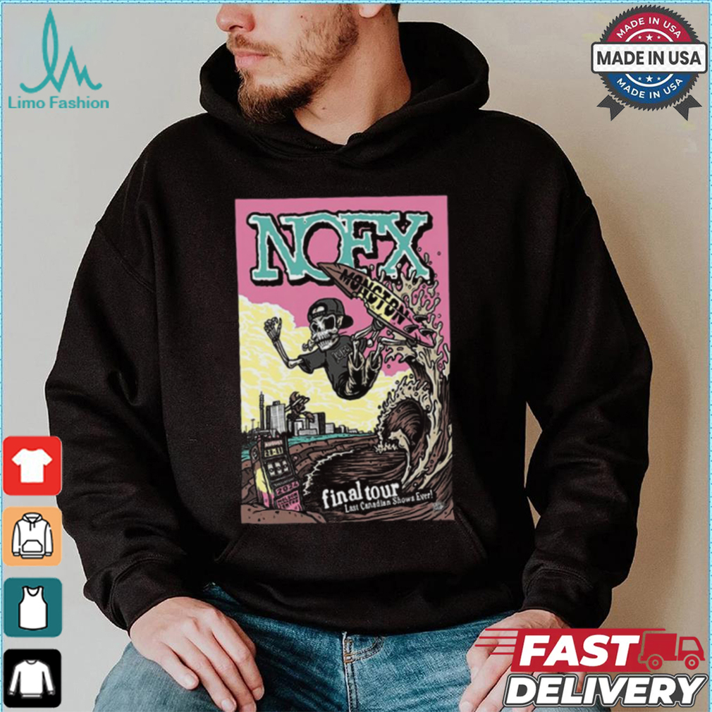 Official NOFX Hotel Casino New Brunswick In Moncton NB Aug 28 29 2024 Poster shirt Official NOFX Hotel Casino New Brunswick In Moncton NB Aug 28 29 2024 Poster shirt