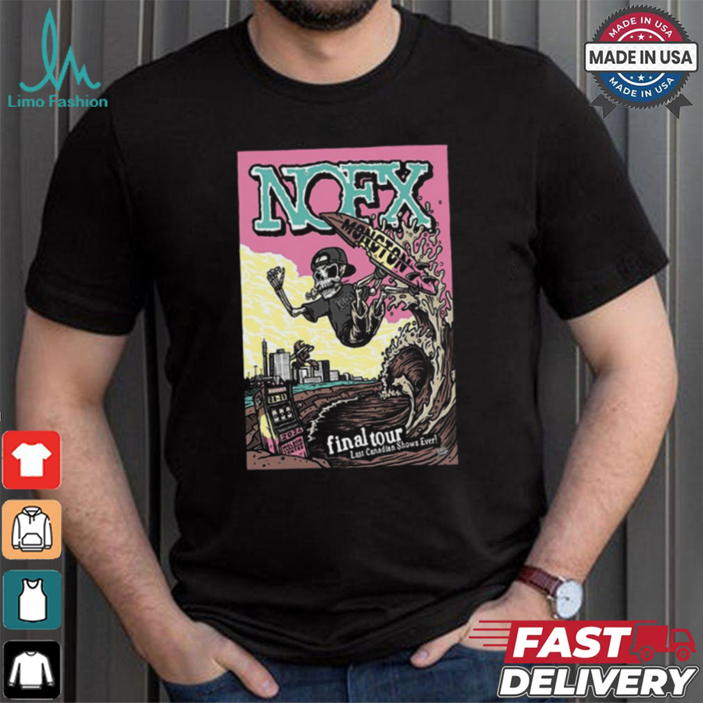 Official NOFX Hotel Casino New Brunswick In Moncton NB Aug 28 29 2024 Poster shirt Official NOFX Hotel Casino New Brunswick In Moncton NB Aug 28 29 2024 Poster shirt