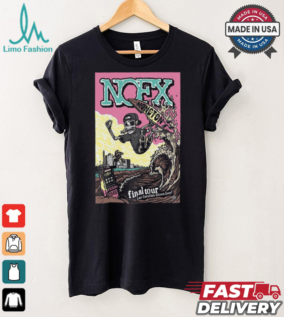Official NOFX Hotel Casino New Brunswick In Moncton NB Aug 28 29 2024 Poster shirt Official NOFX Hotel Casino New Brunswick In Moncton NB Aug 28 29 2024 Poster shirt