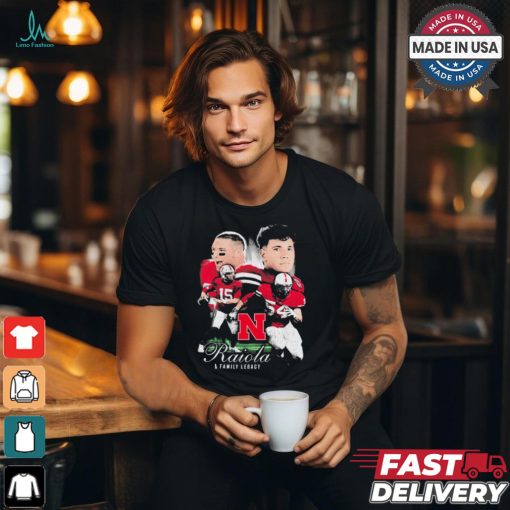 Official Nebraska Cornhuskers Dylan Raiola Dominic Raiola Raioda A Family Legacy Vintage t shirt