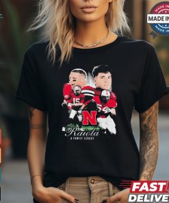 Official Nebraska Cornhuskers Dylan Raiola Dominic Raiola Raioda A Family Legacy Vintage t shirt