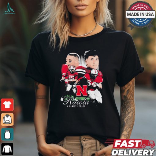 Official Nebraska Cornhuskers Dylan Raiola Dominic Raiola Raioda A Family Legacy Vintage t shirt