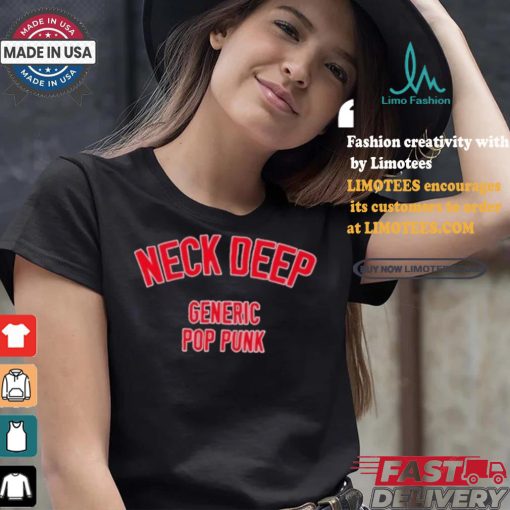 Official Neck deep generic pop punk T shirt