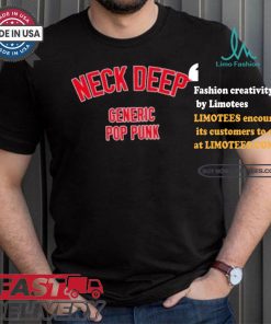 Official Neck deep generic pop punk T shirt