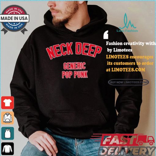 Official Neck deep generic pop punk T shirt