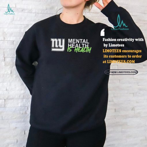 Official New York Giants Mental Health Is Health Logo Shirt