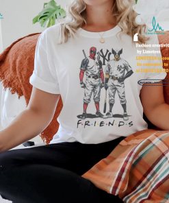 Official New York Yankees Friends Deadpool and Wolverine shirt