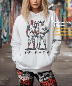 Official New York Yankees Friends Deadpool and Wolverine shirt
