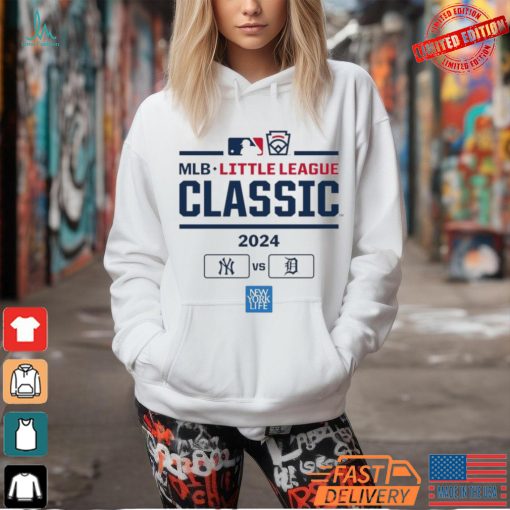 Official New York Yankees vs Detroit Tigers 2024 MLB Little League Classic Game Shirt