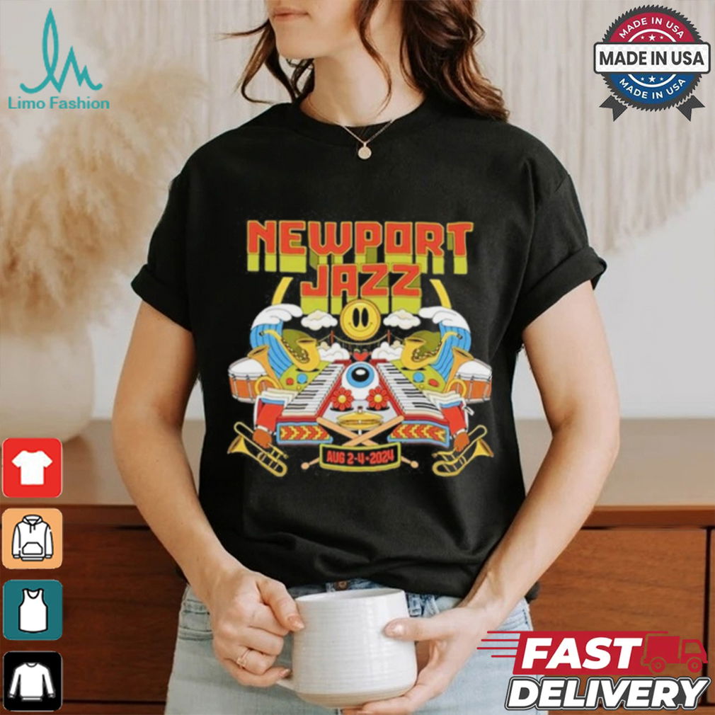 Official Newport Jazz 2024 T Shirt Official Newport Jazz 2024 T Shirt