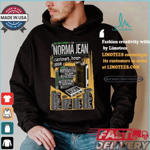 Official Norma Jean US + Canada Tour 2024 Poster Shirt