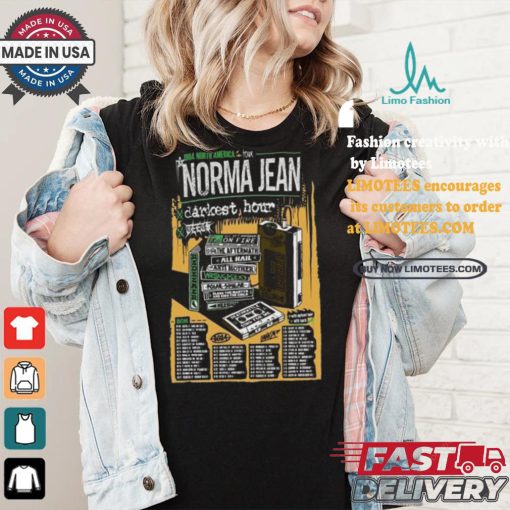 Official Norma Jean US + Canada Tour 2024 Poster Shirt