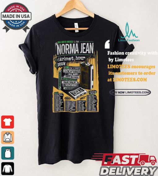 Official Norma Jean US + Canada Tour 2024 Poster Shirt