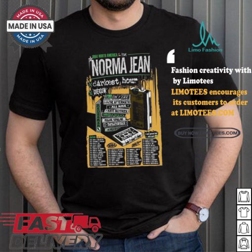 Official Norma Jean US + Canada Tour 2024 Poster Shirt