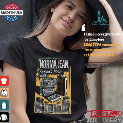 Official Norma Jean US + Canada Tour 2024 Poster Shirt