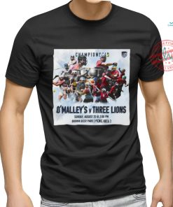 Official O’ Malley’s vs Three Lions 2024 Milwaukee Founders Cup Championship Brown Deer Park shirt