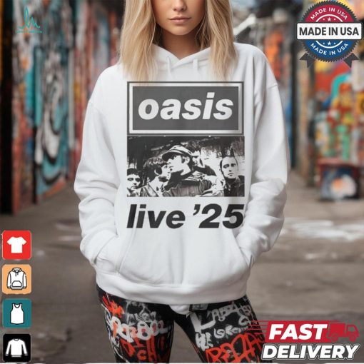 Official OASIS Live ’25 tour photos t shirt