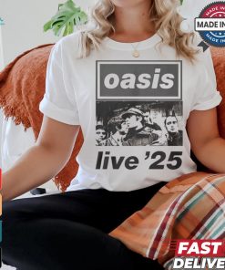 Official OASIS Live ’25 tour photos t shirt