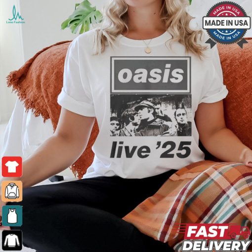 Official OASIS Live ’25 tour photos t shirt