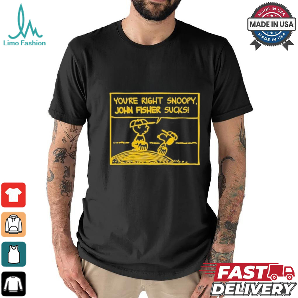 Official Oakland Athletics Peanuts You’Re Right Snoopy John Fisher Sucks Shirt Official Oakland Athletics Peanuts You’Re Right Snoopy John Fisher Sucks Shirt