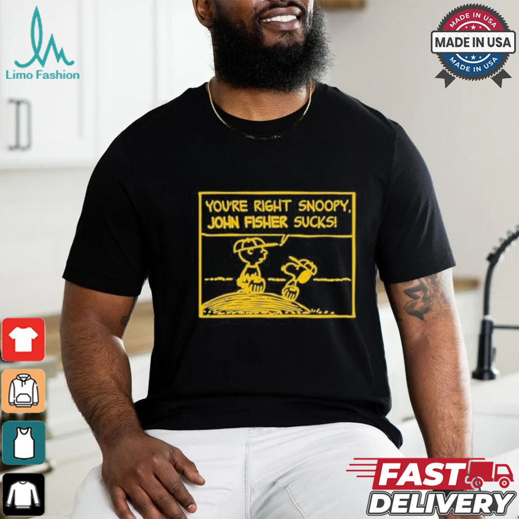 Official Oakland Athletics Peanuts You’Re Right Snoopy John Fisher Sucks Shirt Official Oakland Athletics Peanuts You’Re Right Snoopy John Fisher Sucks Shirt