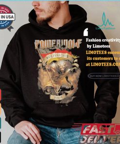 Official Oberhausen Powerwolf Wolfsnächte Tour 2024 shirt