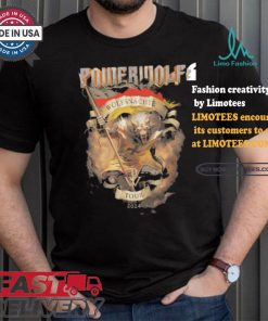 Official Oberhausen Powerwolf Wolfsnächte Tour 2024 shirt