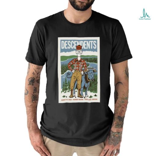 Official Official August 10 2024 Pioneer Square Portland OR Descendents Poster Shirt