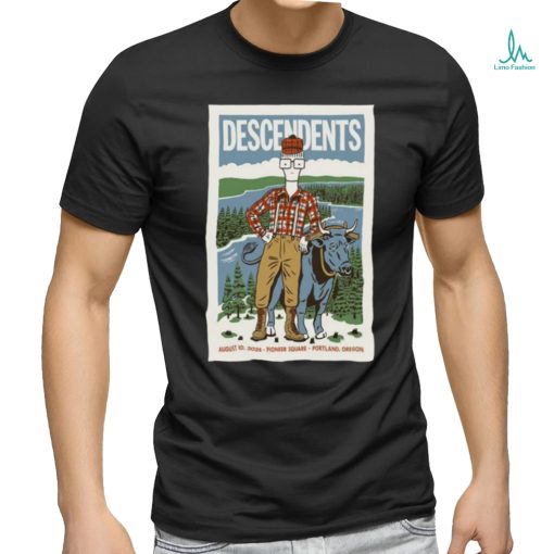 Official Official August 10 2024 Pioneer Square Portland OR Descendents Poster Shirt