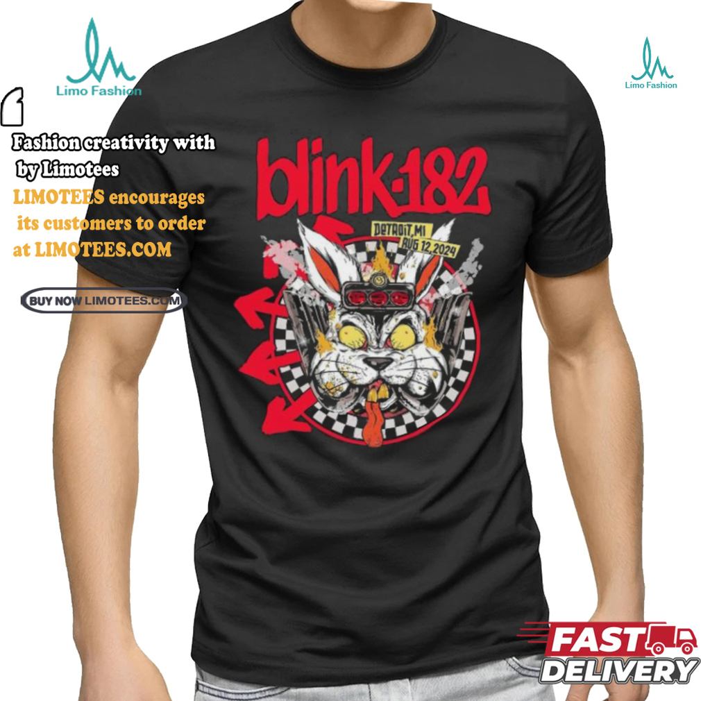 Official Official Blink 182 Detroit, MI August, 12 2024 Event Shirt Official Official Blink 182 Detroit, MI August, 12 2024 Event Shirt