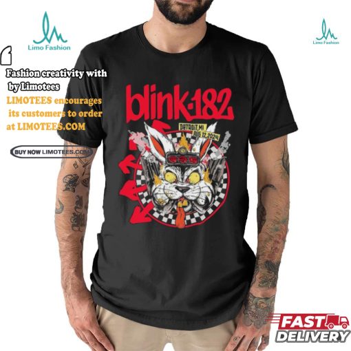 Official Official Blink 182 Detroit, MI August, 12 2024 Event Shirt