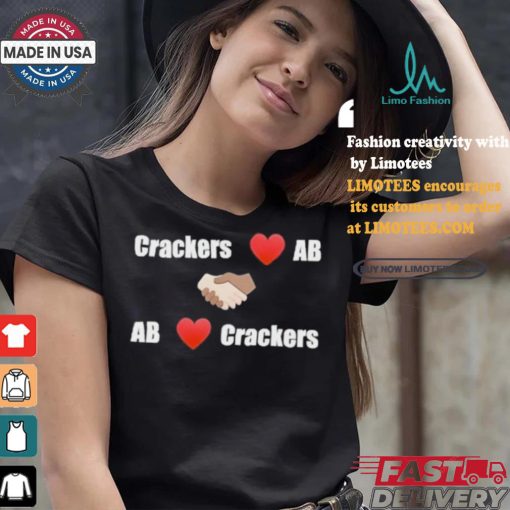 Official Official Crackers Love Ab Ab Love Crackers Shirt