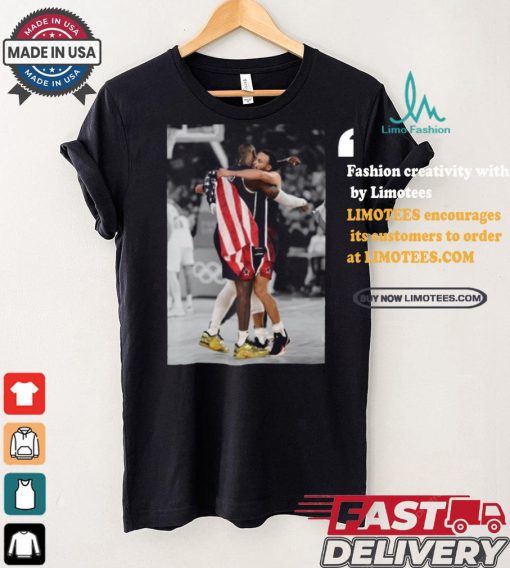 Official Official Lebron James & Stephen Curry USA National Team 2024 Champion Shirt