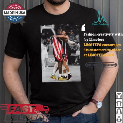 Official Official Lebron James & Stephen Curry USA National Team 2024 Champion Shirt