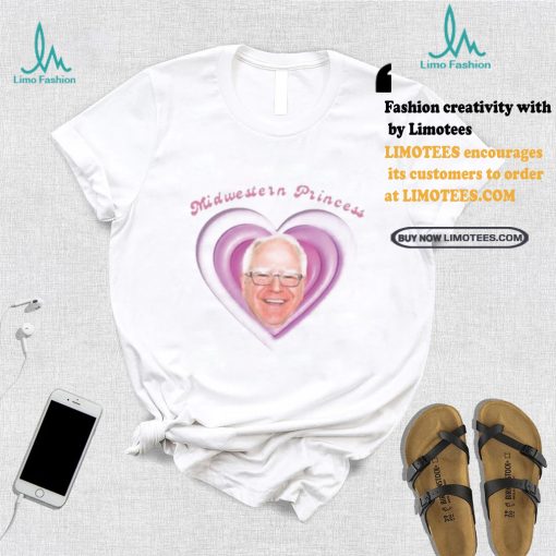 Official Official Midwestern Princess Harris Walz Heart Love Shirt