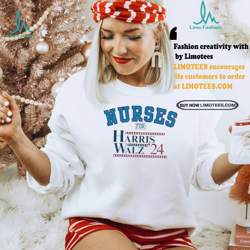 Official Official Nurses For Harris Walz 24 Shirt Official Official Nurses For Harris Walz 24 Shirt