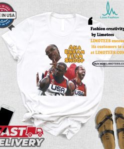 Official Official Snoop Dogg LeBron James And Stephen Curry Aka Dream Team Snoop Paris 2024 Shirt