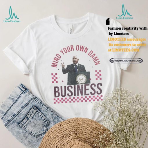 Official Official Tampon Tim Walz Mind Your Own Damn Business Shirt