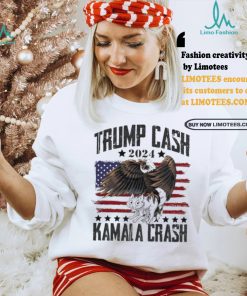 Official Official Trump Cash vs Kamala Crash Eagle Flag 2024 Shirt