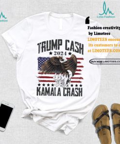 Official Official Trump Cash vs Kamala Crash Eagle Flag 2024 Shirt, hoodie, sweater, long sleeve and tank top Official Official Trump Cash vs Kamala Crash Eagle Flag 2024 Shirt